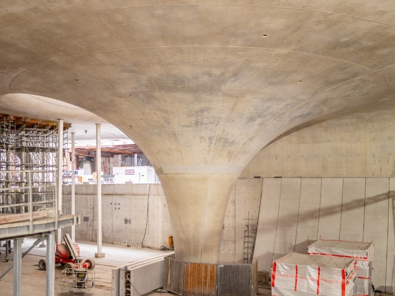 Stuttgart Sichtbetonkosmetik S21 vorher