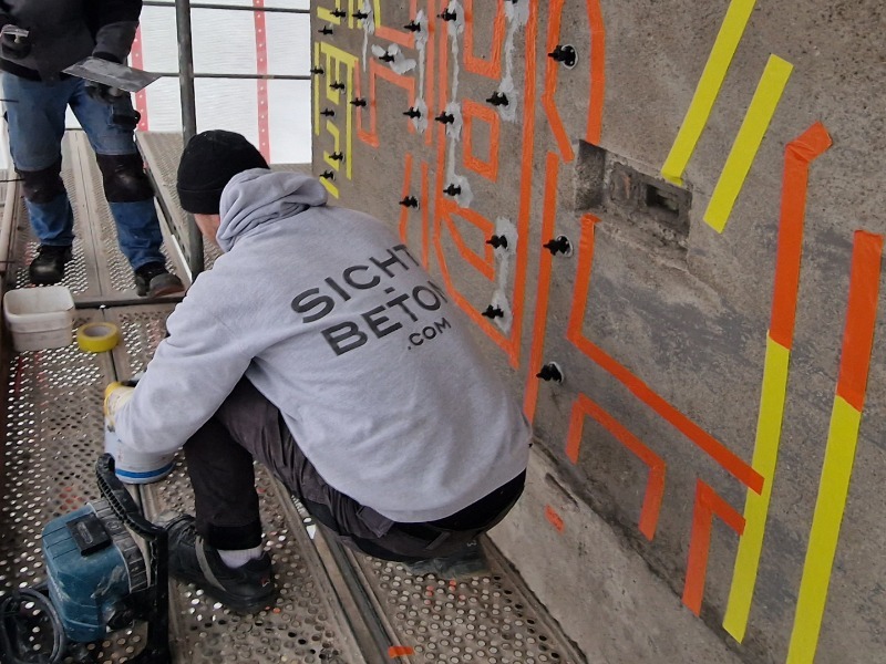 Betonsanierung Sichtbeton Rissinjektion Abdichtung
